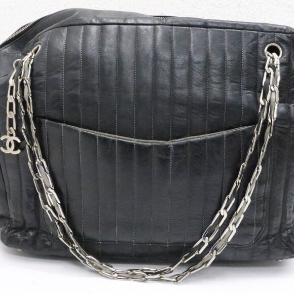 Chanel Mademoiselle Ligne Camera Shoulder Bag *READ* - Picture 3 of 16